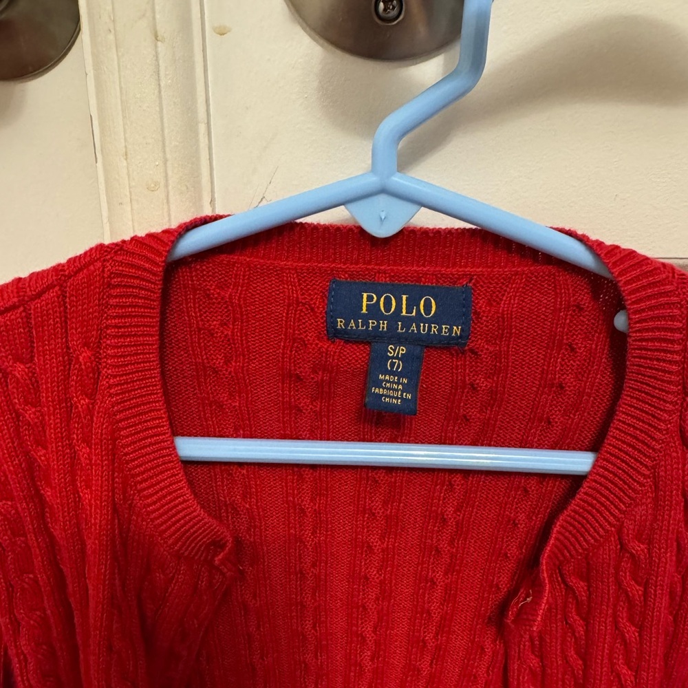 Polo by Ralph Lauren Red Kids Sweater